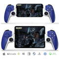 Phone Controller Game Controller for Android/iOS 6-Axis Gyro Sensor Hall Triger and Effect Sensor Back Clip Support for Mobile Phone/iphone/Tablet/Switch/playstation D9 Controller (Blue)