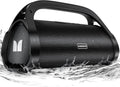 Monster Adventurer Max Boombox Bluetooth Speaker IPX7 Waterproof Outdoor Bluetooth Speakers with Double Subwoofer 100W Stereo Sound and Rich Bass Wireless Bluetooth Speakers for Home Party Beach