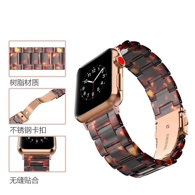 Apple Resin Watch Band for iWatch Series 1-4 (Wholesale)