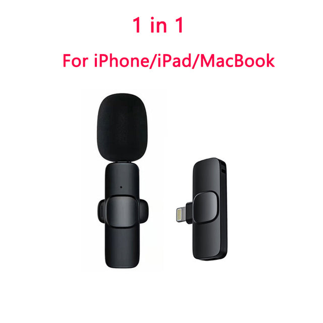 Portable Mini Wireless Lavalier Microphone